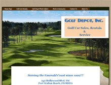 Tablet Screenshot of golfdepotinc.com